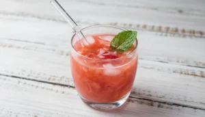 Caipirinha de morango simples – Passo 6