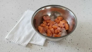 Ceviche de salmão – Passo 3