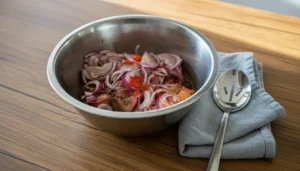 Ceviche de salmão – Passo 6