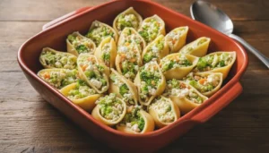 Conchiglione recheado de brócolis e queijo – Passo 10