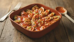 Conchiglione recheado de brócolis e queijo – Passo 11