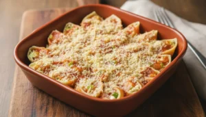 Conchiglione recheado de brócolis e queijo – Passo 12