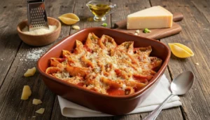 Conchiglione recheado de brócolis e queijo – Passo 13