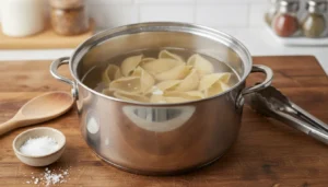 Conchiglione recheado de brócolis e queijo – Passo 7