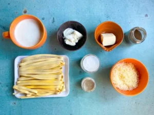 Molho alfredo com cream cheese – Passo 1 (original)