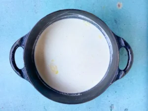 Molho alfredo com cream cheese – Passo 3 (original)