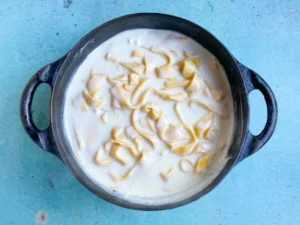 Molho alfredo com cream cheese – Passo 4 (original)