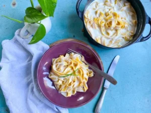 Molho alfredo com cream cheese – Passo 6 (original)