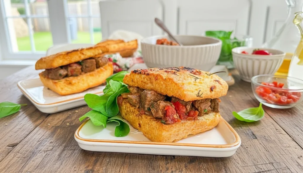 Pão com carne – Destaque