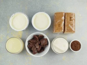 Pavê de nata com bolacha – Passo 1 (original)