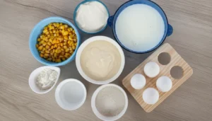 Pudim de milho – Passo 1